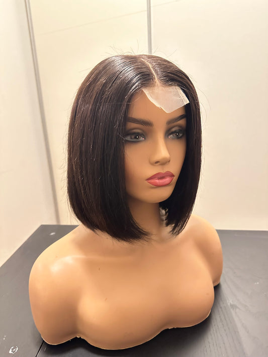 10” Bob wig 2*6 closure