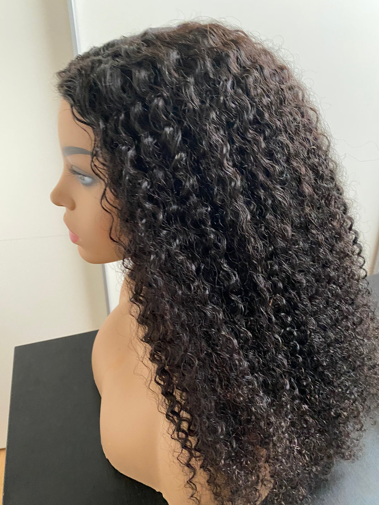 20" Water Wave Curly Frontal Wig